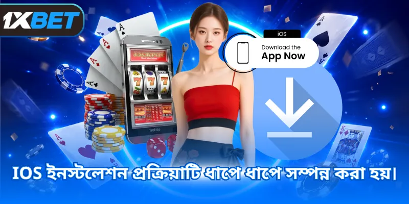 iOS ইনস্টলেশন প্রক্রিয়াটি ধাপে ধাপে সম্পন্ন করা হয়।