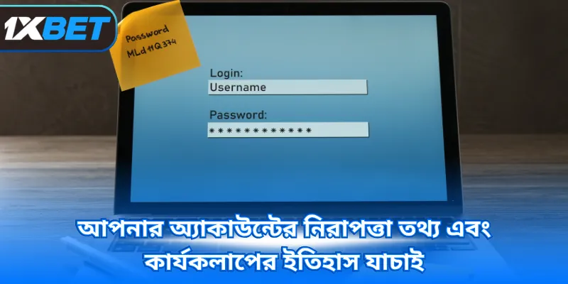 আপনার অ্যাকাউন্টের নিরাপত্তা তথ্য এবং কার্যকলাপের ইতিহাস যাচাই 